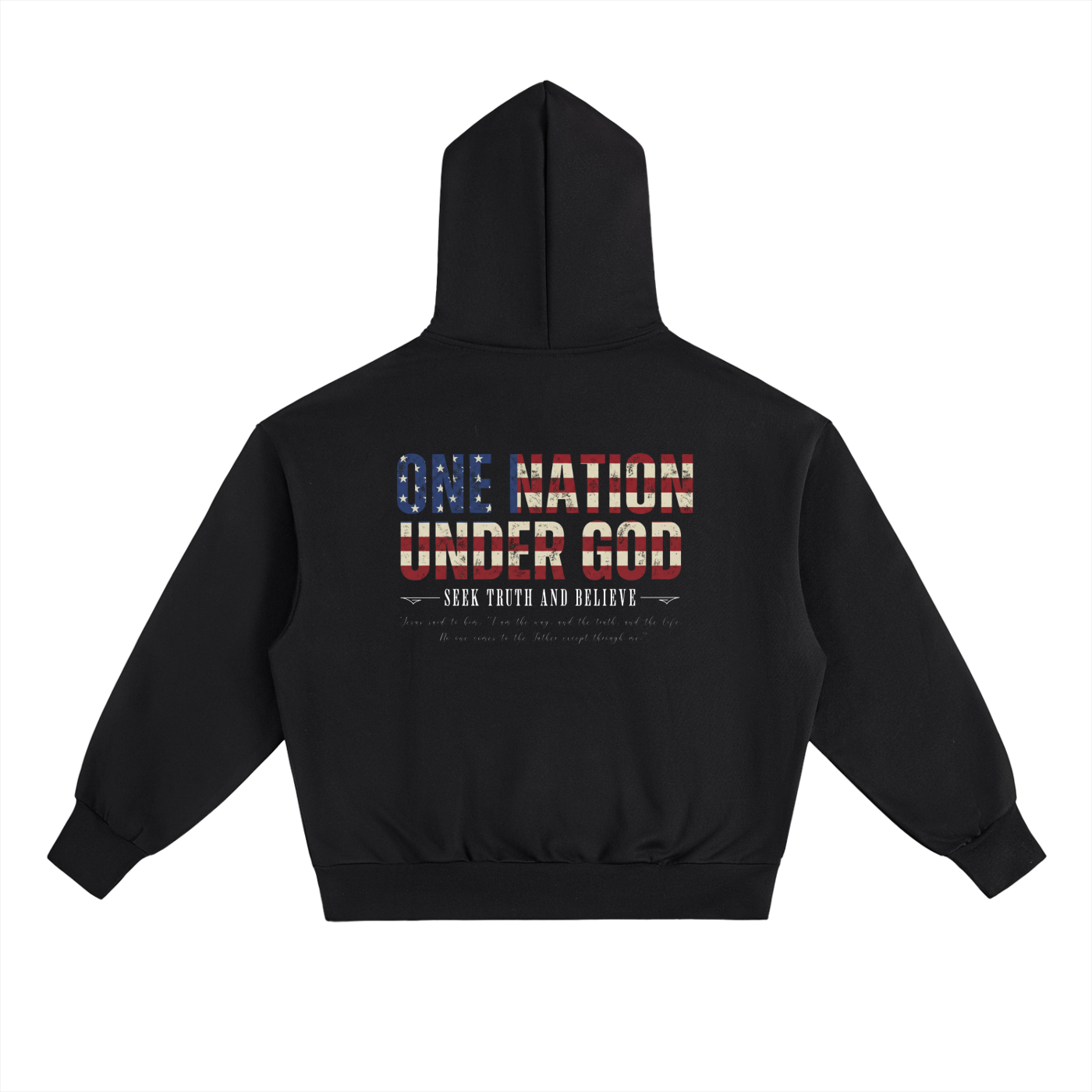 One Nation Under God Essential Heavyweight Fleece Hoodie