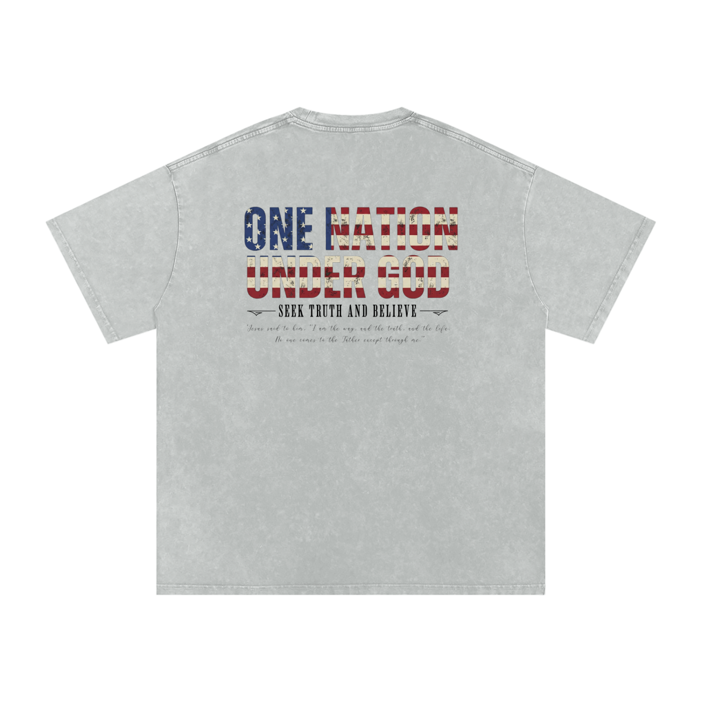 One Nation Under God Oversized Tee