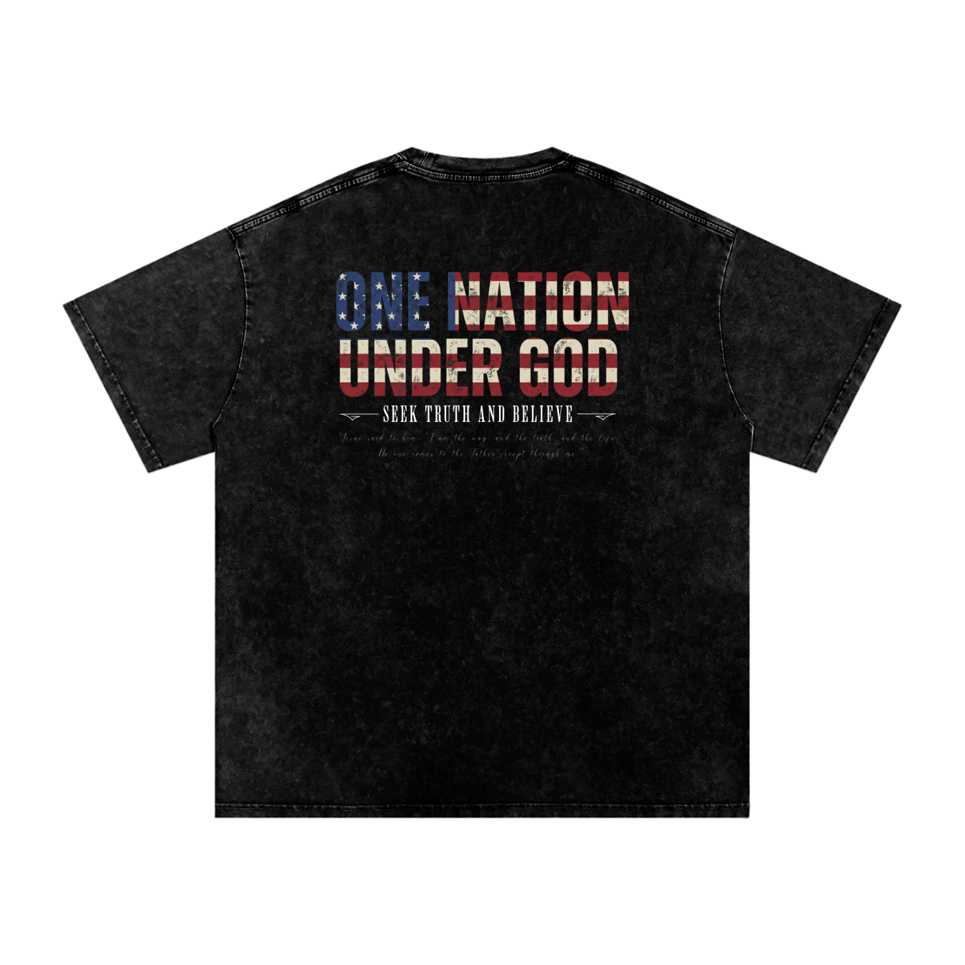 One Nation Under God Oversized Tee