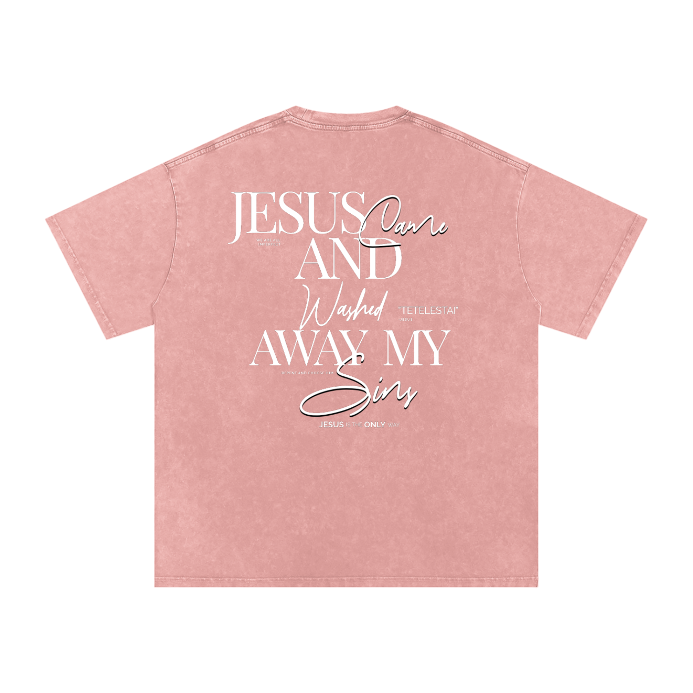 Washed By His Blood Oversized Tee